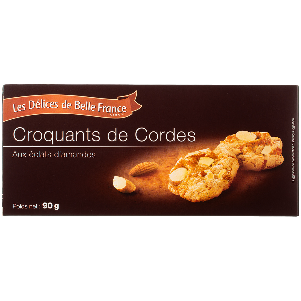 Crocantes de Corda 90 g - LES DELICES DE BELLE FRANCE