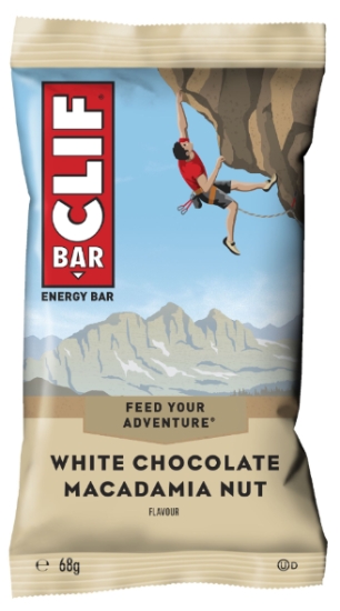 68g Clif Macadam Choco Blanc