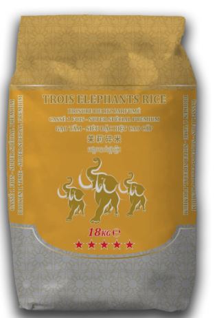 Brisure De Riz Parfume Casse 1 Fois 18kg - TROIS ELEPHANTS