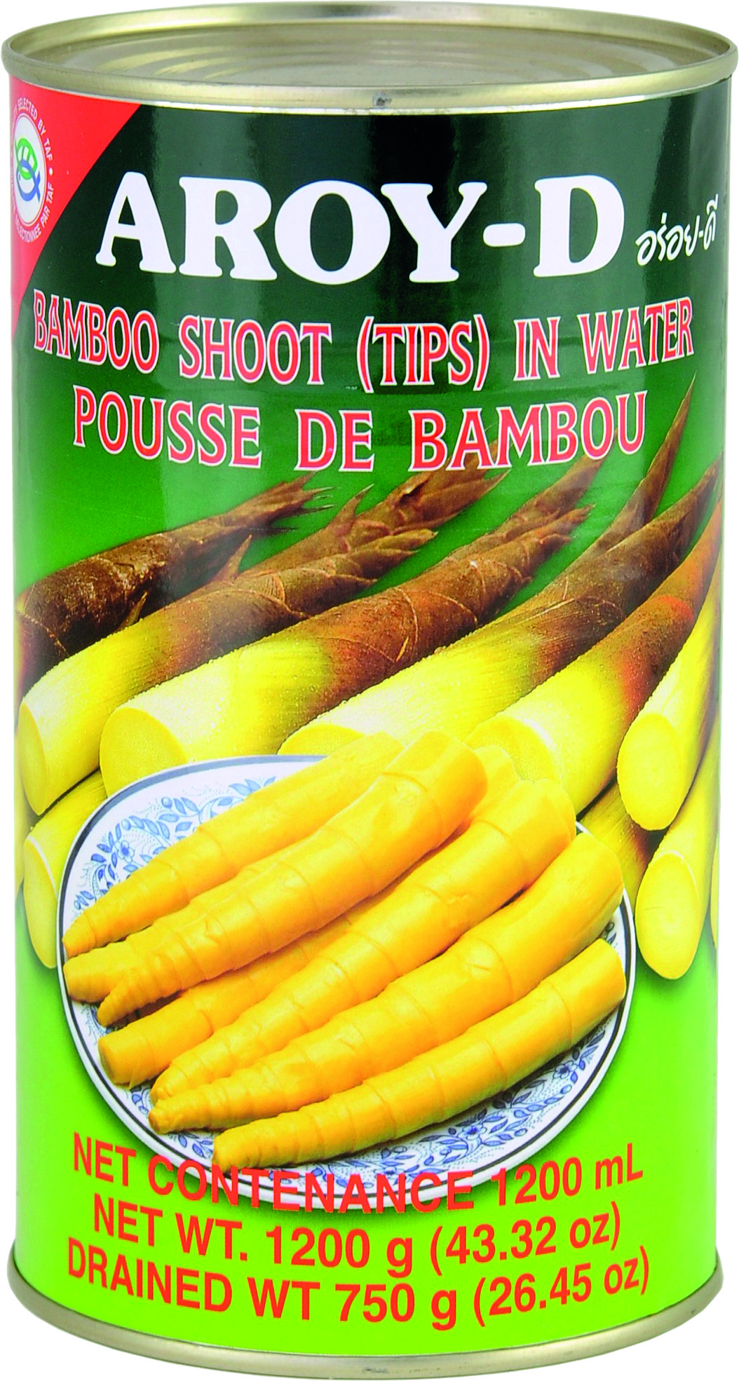 Pousses De Bambou Pointe 12 X 1200 Gr - AROY-D