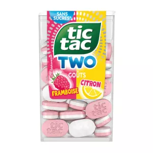 Tic Tac Two Citron framboise 38,5g - TIC TAC