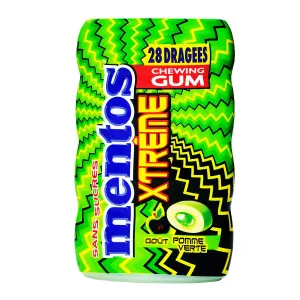 Chewing gum sans sucres Xtreme - MENTOS
