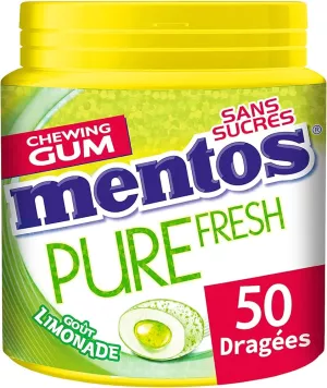 Lemonade Bottle De 50 Dragees Sans Sucres - MENTOS
