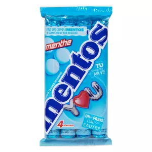 Caramelos de Menta Multipack de 4 Rollos de 38g - MENTOS