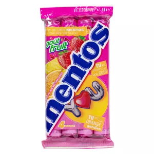 Fruit Multipack De 4 Rouleaux - MENTOS