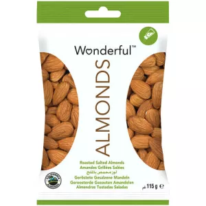 Amandes Grillées Salées 115g - Wonderful