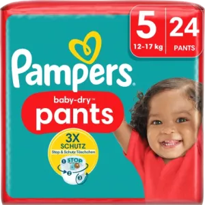 Couches Baby-dry Pants T5 (12-17 Kg) X24 - PAMPERS