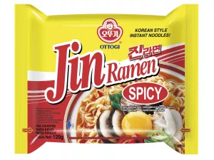 Soupe Nouilles Jin Ramen épicé 120 G - Ottogi
