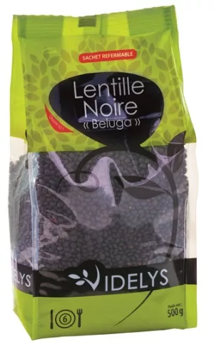 Lenses nyeusi za Beluga 500g - VIDELYS