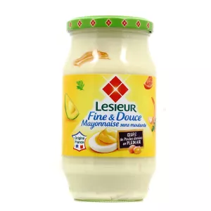 Mayonnaise Fine et Douce Sans Moutarde, 475g -  LESIEUR