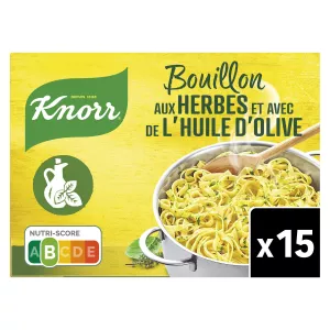 Bouillon cube herbes et huile d'olive Puget 10g - KNORR