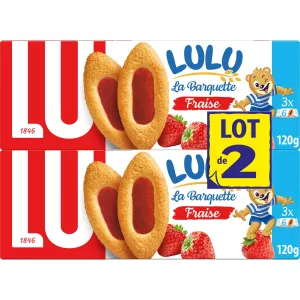 La Barquette Lulu 草莓饼干 2x120g - LU