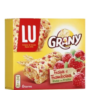 grany fraise & framboises 6x108g - LU