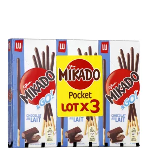 3x39gミルクチョコレートスティッククッキー - MIKADO