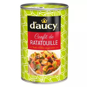 Ratatouille confitado con aceite de oliva virgen extra 375g - DAUCY