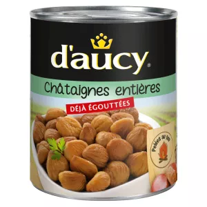 4/4 Chataignes entières égoutées 510g - Daucy