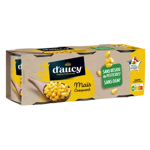 Maïs Sans Résidu de Pesticides; 3X140g  -  D'AUCY