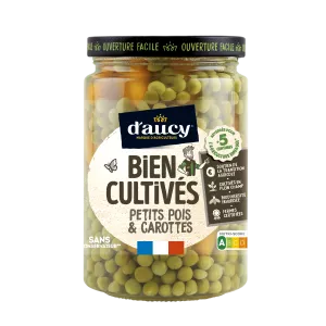 Petits Pois Carottes Bien Cultivé 250g -  D'AUCY