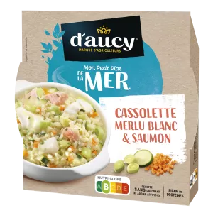 Casso lette Merlu Blanc Saumon, 300g - D'AUCY
