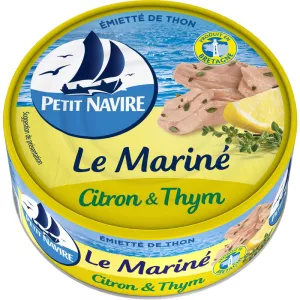 Emietté De Thon Le Mariné Citron & Thym 110g - PETIT NAVIRE