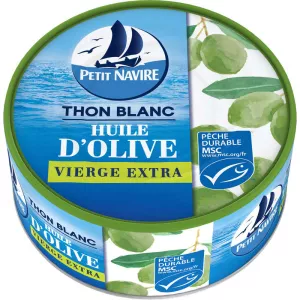 Thon Blanc à l'Huile d'Olive, 104g  - PETIT NAVIRE