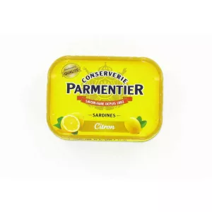 Sardines à l'Huile de Tournesol & Citron, 135g - PARMENTIER
