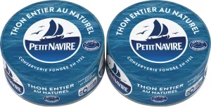 Thon Albacore Naturel, 2X112g  - PETIT NAVIRE
