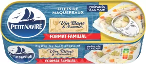 Filés de cavala de vinho branco, 235g -  PETIT NAVIRE