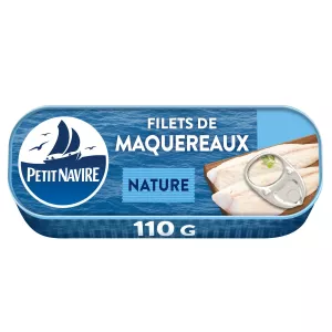 Filets De Maquereaux Nature 110g - Petit Navire
