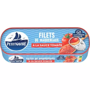 Filets De Maquereaux à La Sauce Tomate 169g - Petit Navire
