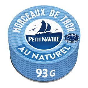 Morceaux de Thon au Naturel 93g - PETIT NAVIRE