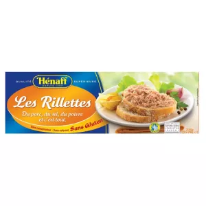 Rillettes De Porc 3x78g - Henaff