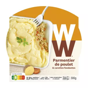 Plat cuisiné parmentier poulet/carottes - WEIGHT WATCHERS