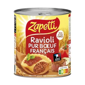 Plat Cuisiné Ravioli Pur Bœuf 800g - ZAPETTI