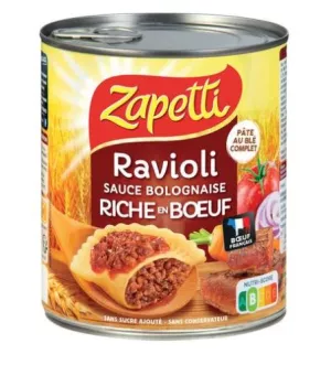 Aperitif Ravioli Bolognaise Buf, 800g - ZAPETTI