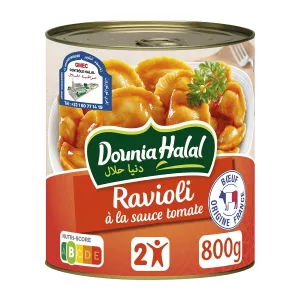 800g Ravioli Sauce Nyanya Hala - DOUNIA HALAL