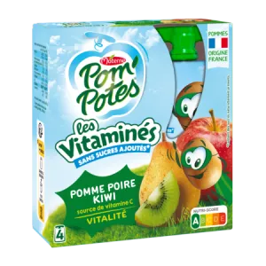 Pmp Vit Pom Poire Kiwi 4x90g