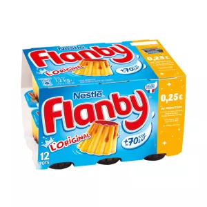 Flanby Vanille Camarel 12x100g