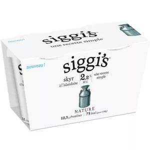Skyr Asili 0% mg 2x140g - SIGGI'S