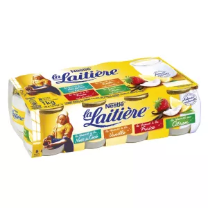 Yaourt 4 saveurs 8x125g - LA LAITIÈRE