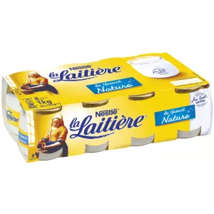 Yauort Nature 8x125g - LA LAITIÈRE
