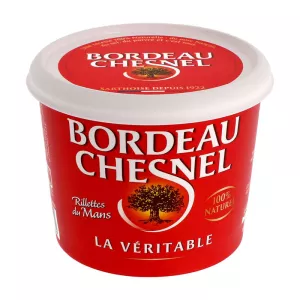 Veritable Rillette du Mans Pur Porc, 220g - BORDEAU CHESNEL