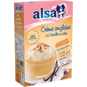 Préparation dessert crème anglaise vanille 300g - ALSA