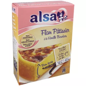Préparation gâteau flan pâtissier à la vanille 720g - ALSA