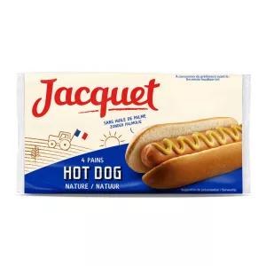 Pain Hot Dog X4 240g - JACQUET