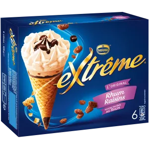 Eiswaffeln Rum-Rosinen Extrême L'Original x6 426 g - NESTLÉ