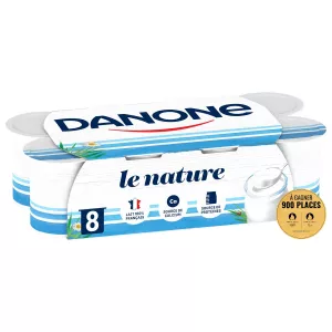 Yaourt nature 8x125g - DANONE