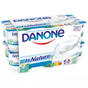 Yaourt "Le nature" 16x125g - DANONE