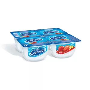 Yaourt Gervita Fraise Melba 4x100g - DANONE
