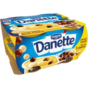 Danette Pop Sav.van. 3choc 4x1